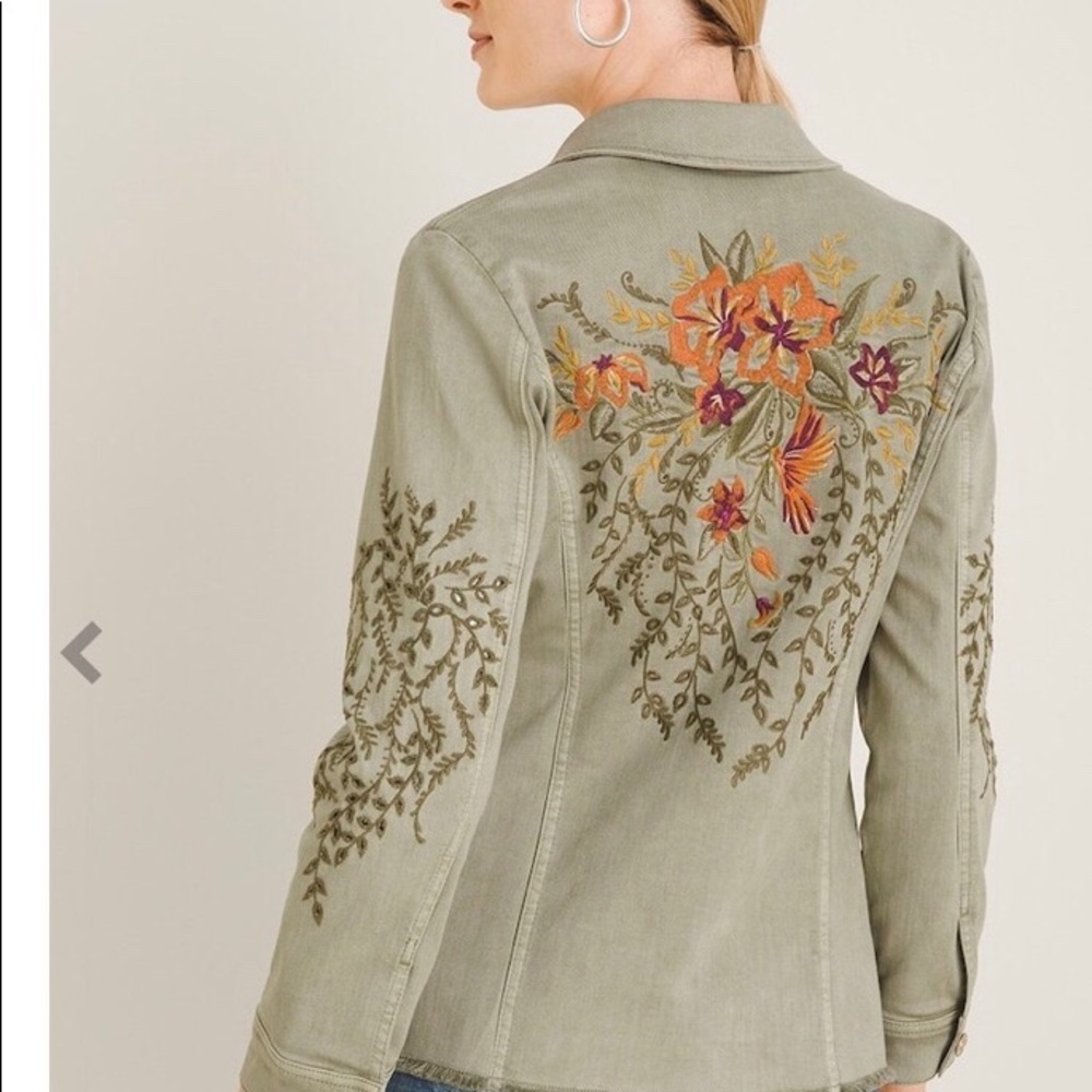 Embroidered Denim Jacket